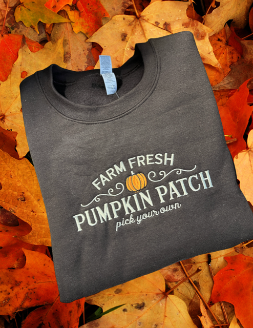 Sweatshirt - Pumpkin Patch/Brown