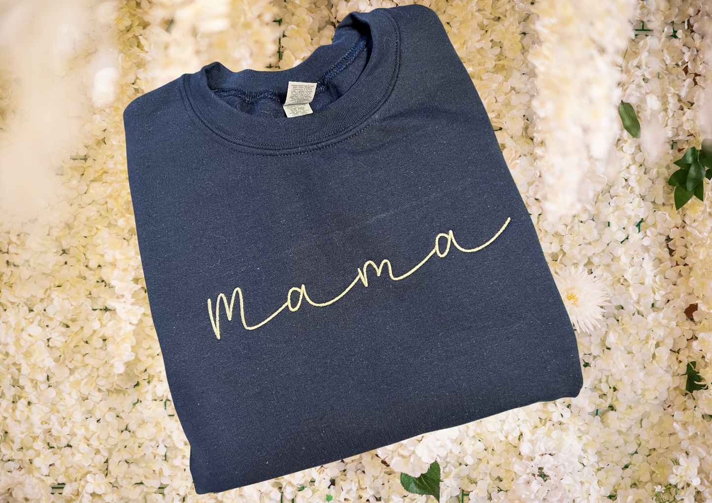 Sweatshirt - Mama Script/Navy