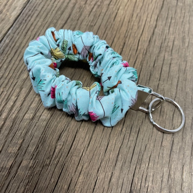 Key Fob - Expandable Wristlet, Feathers