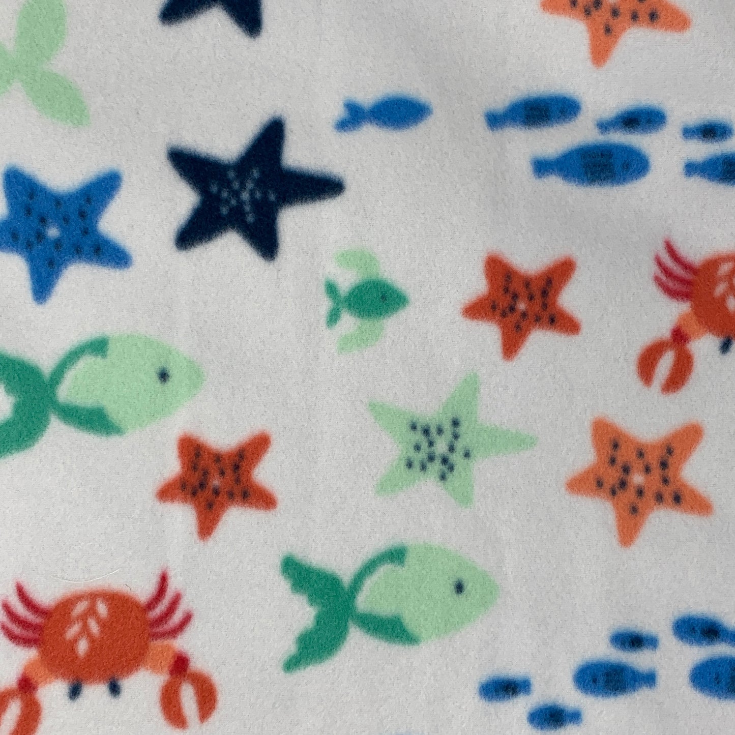 Fleece Baby Blanket - Sea Animals
