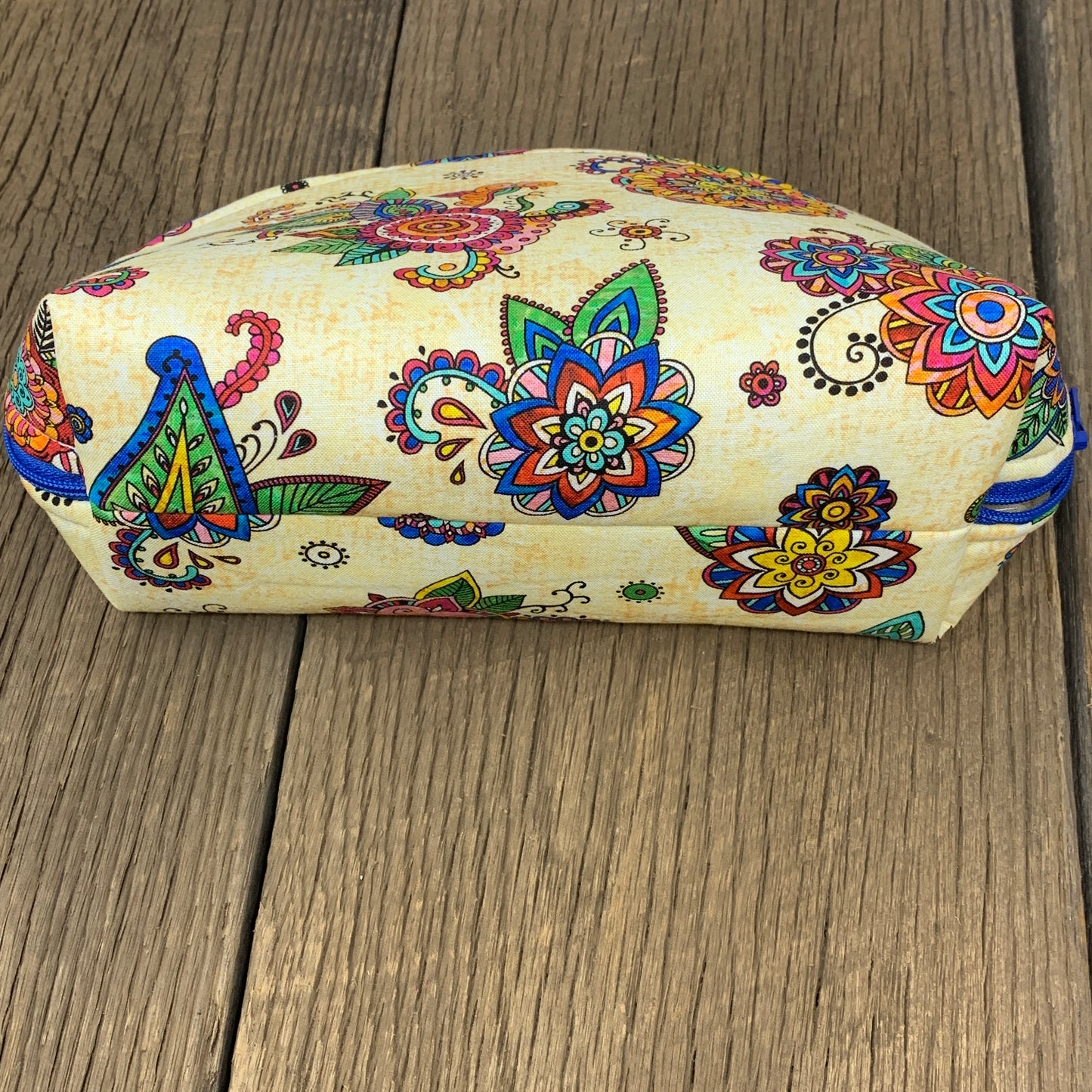 Persimmon Dumplin Pouch - Large Floral