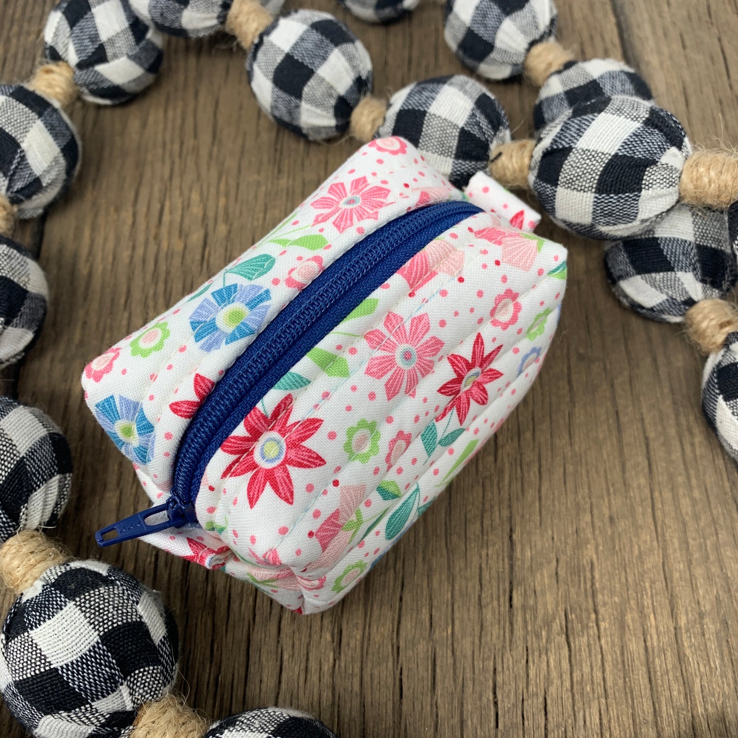 Zipper Bag - Itty Bitty Boxy Pouch, Pastel