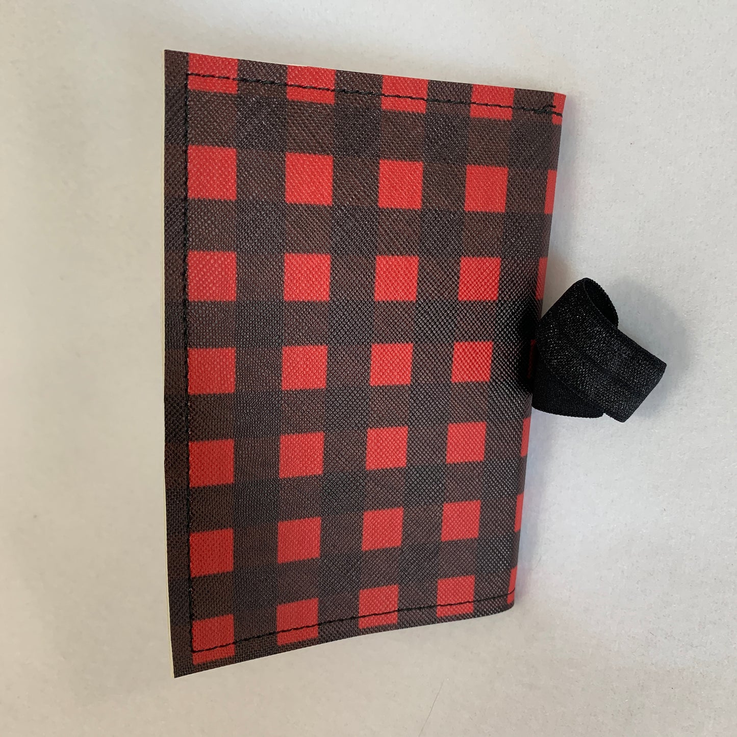 Notebook Cover - Buff Plaid Blk