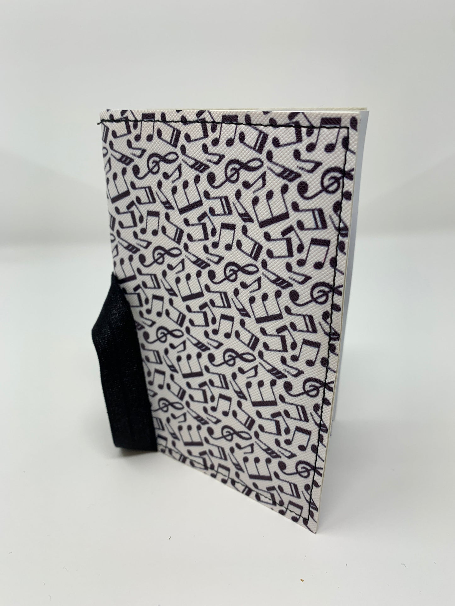 Notebook Cover - Music Black