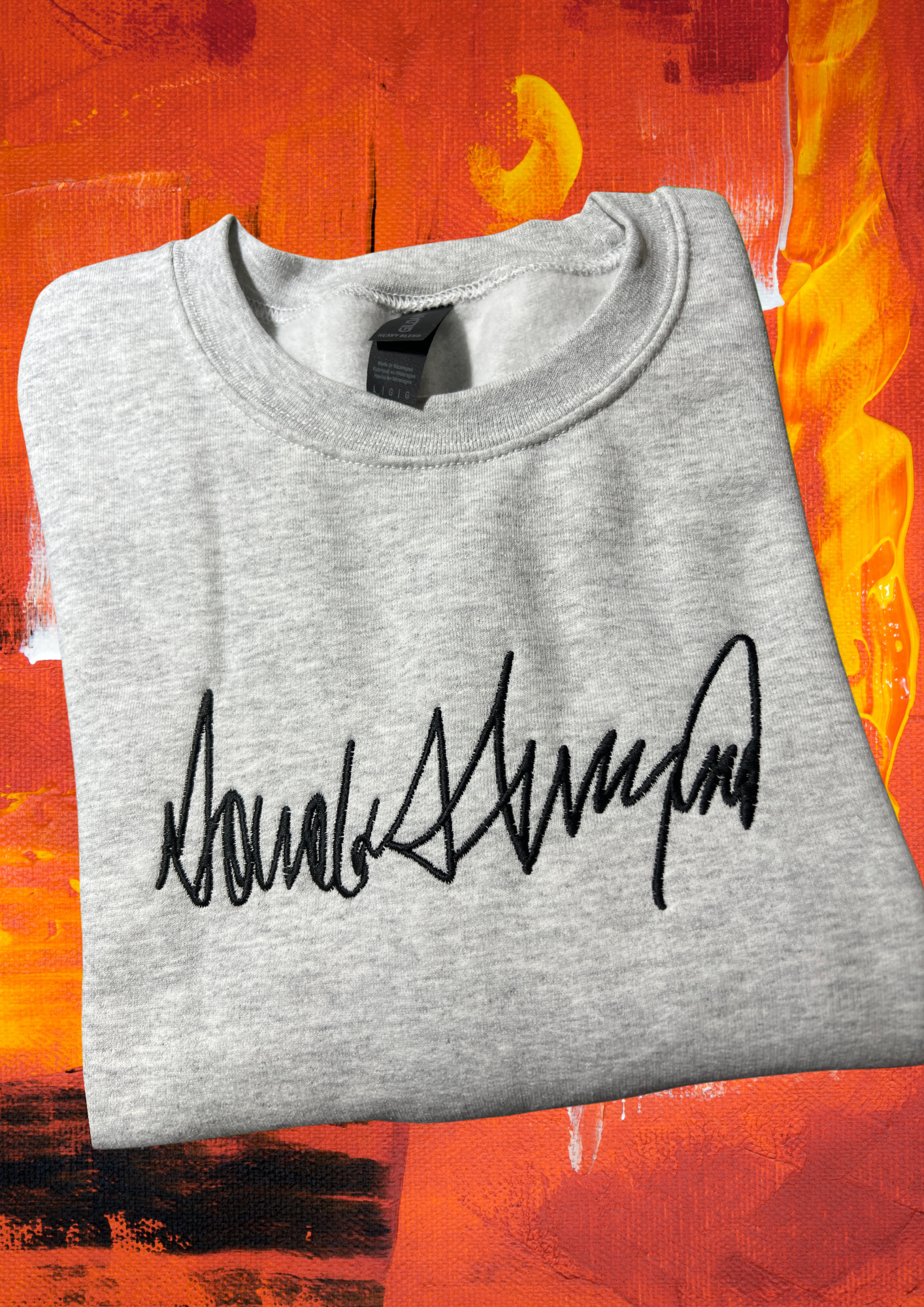 Sweatshirt - Embroidered DJT Signature