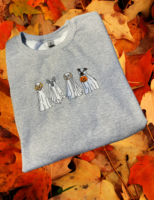 Sweatshirt - Ghost Dogs/ Gray
