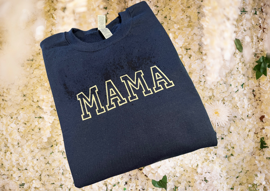 Sweatshirt - MAMA/Navy