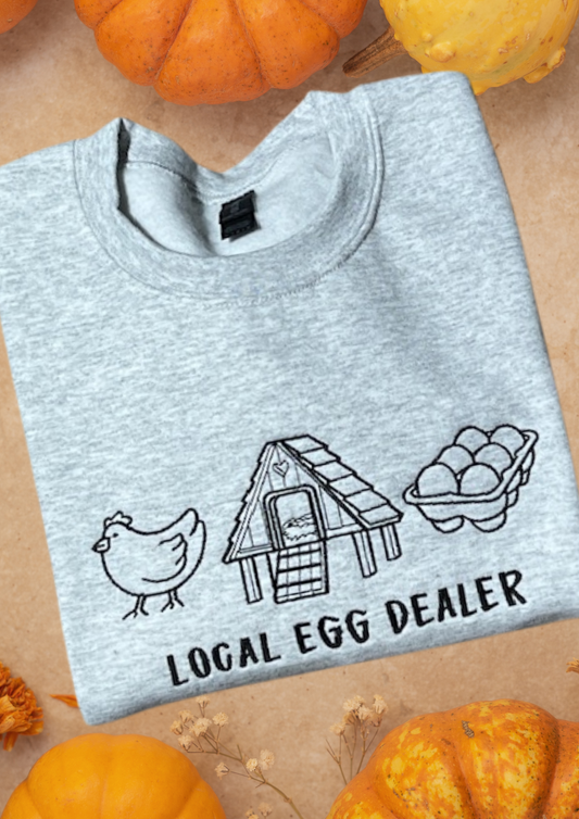 Sweatshirt - Egg Dealer, Ash