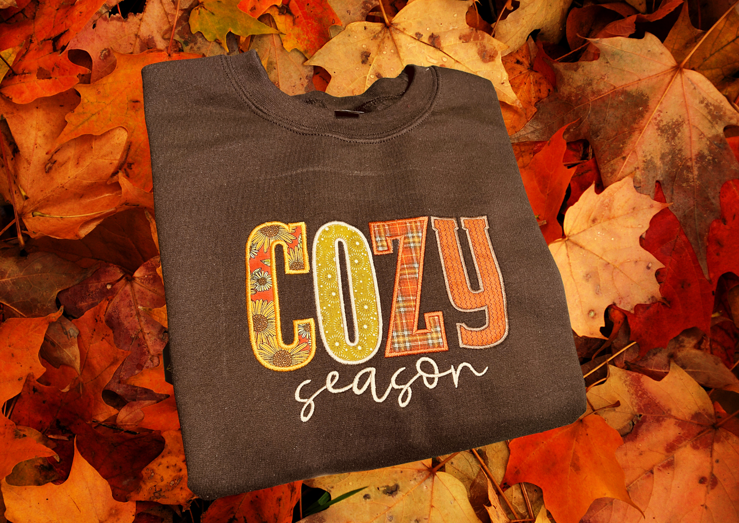 Sweatshirt - Cozy Season/Chocolate Brown