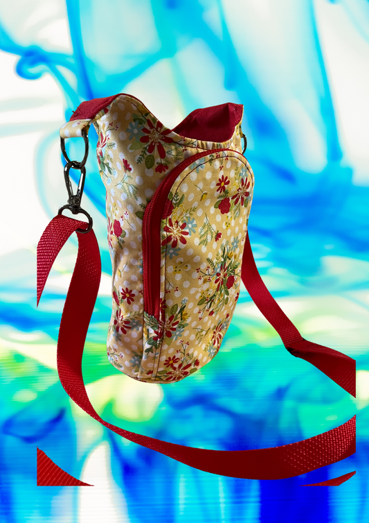 H2O To Go Bag, Yellow Floral
