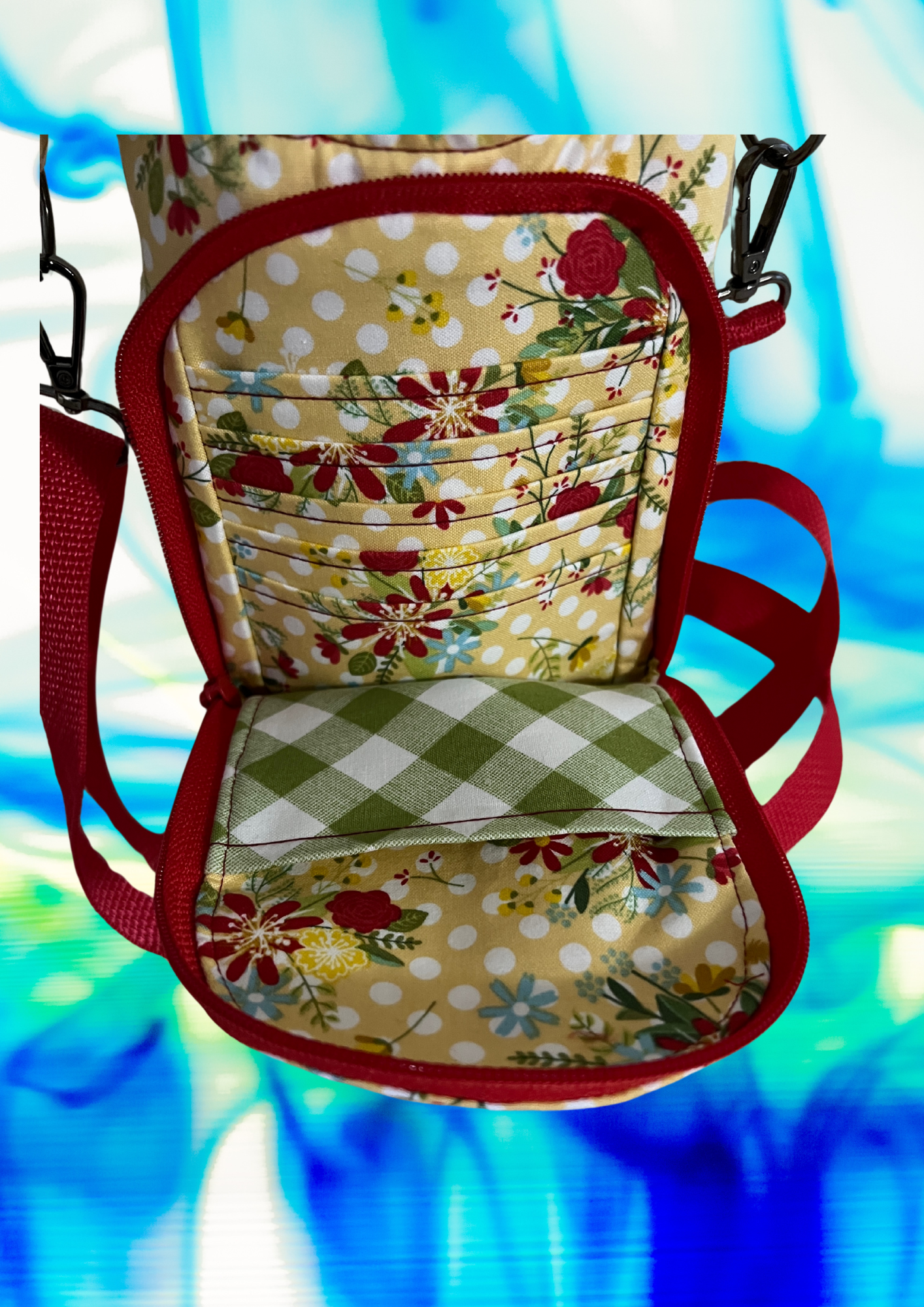 H2O To Go Bag, Yellow Floral
