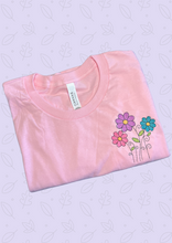 Load image into Gallery viewer, Sleeve T-Shirt - Flower Bundle, Blossom
