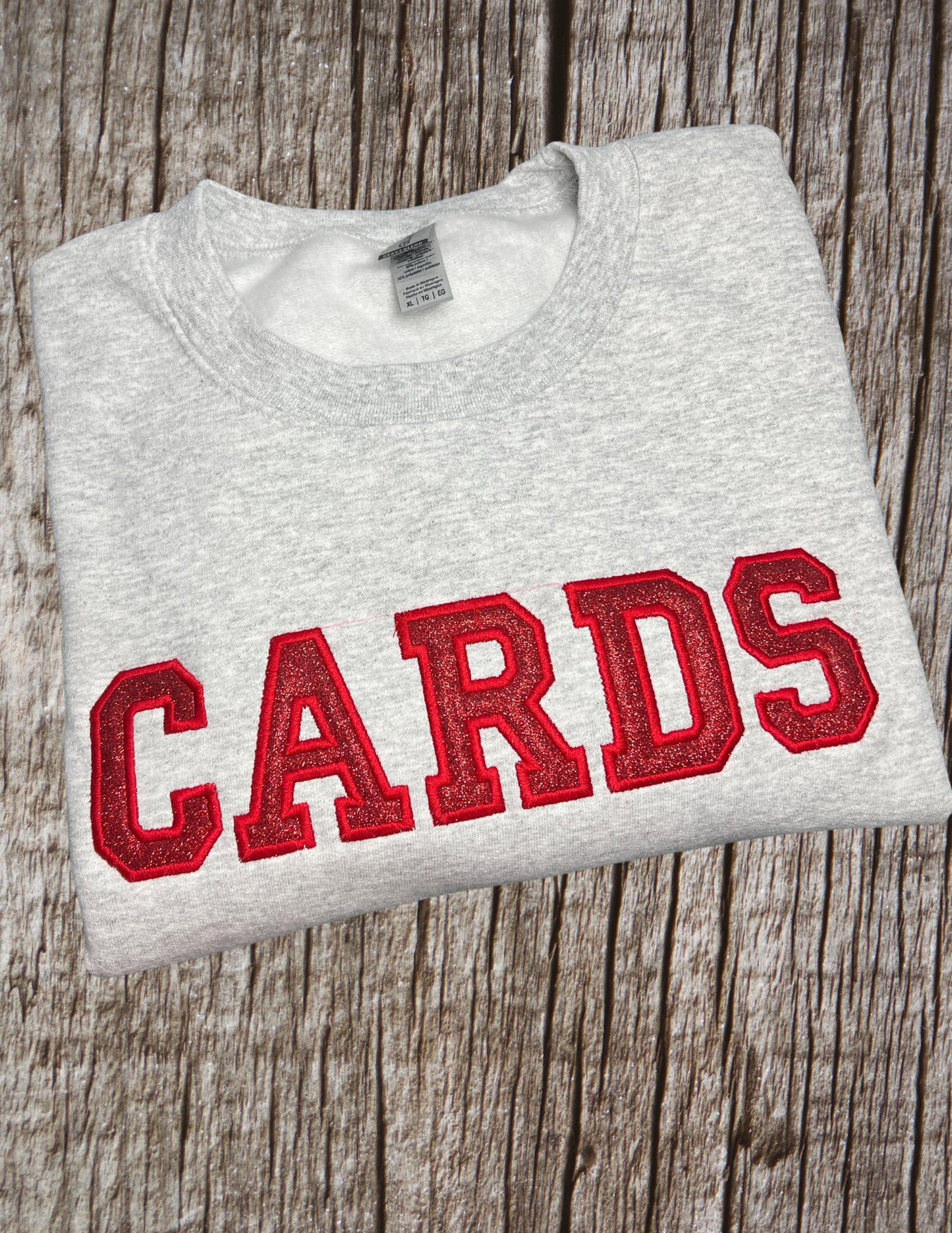 Sweatshirt - CARDS, Gray