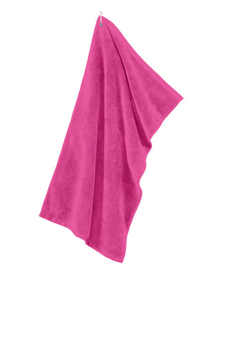Golf Towel - Pink Microfiber