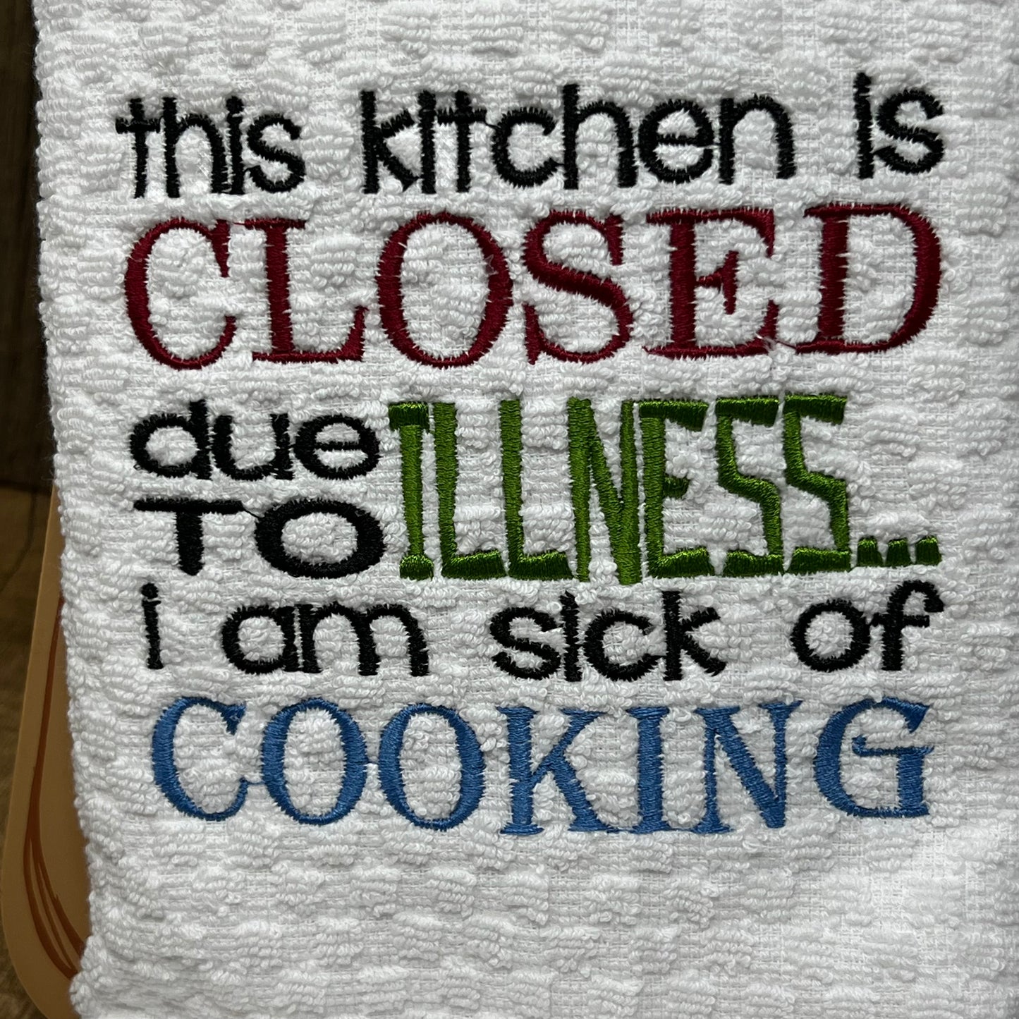 Kitchen Towel - Kitchen Closed