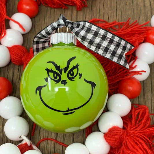 Ornament - Grinch Solid