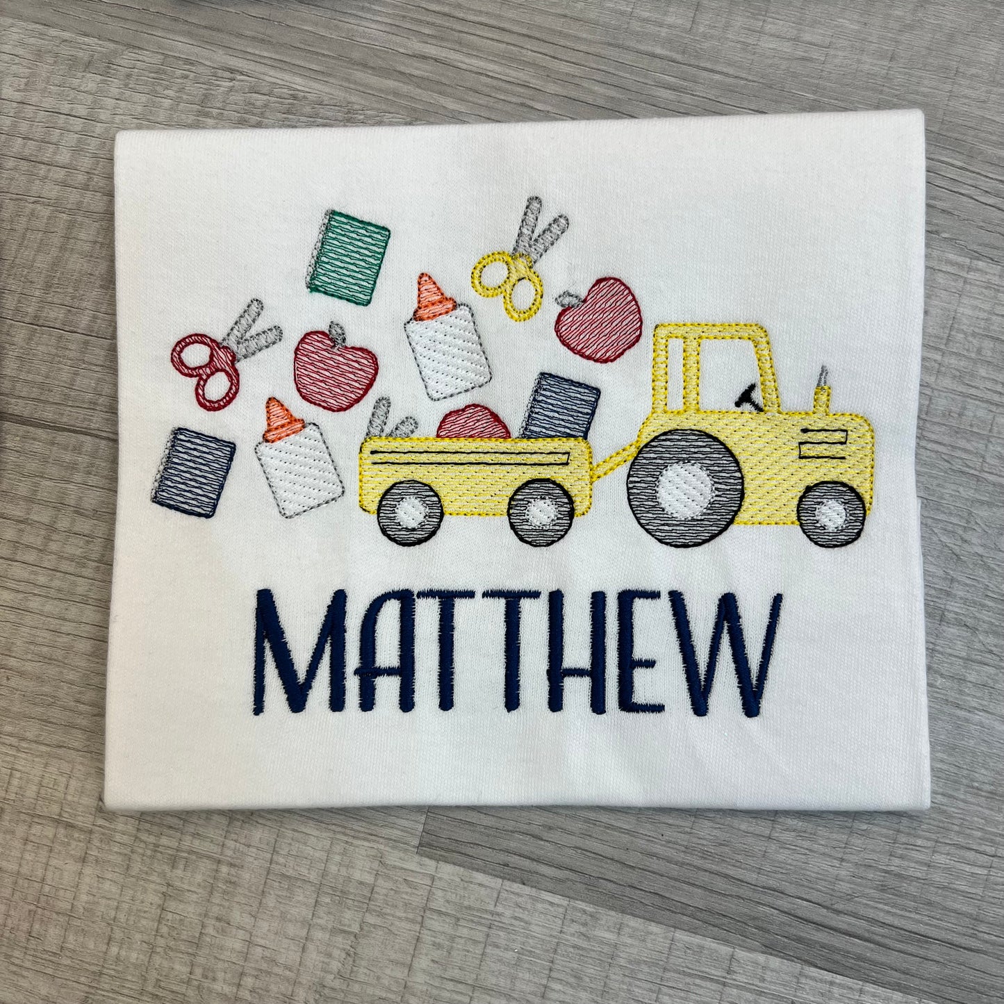 Childrens T-shirt - School Tractor