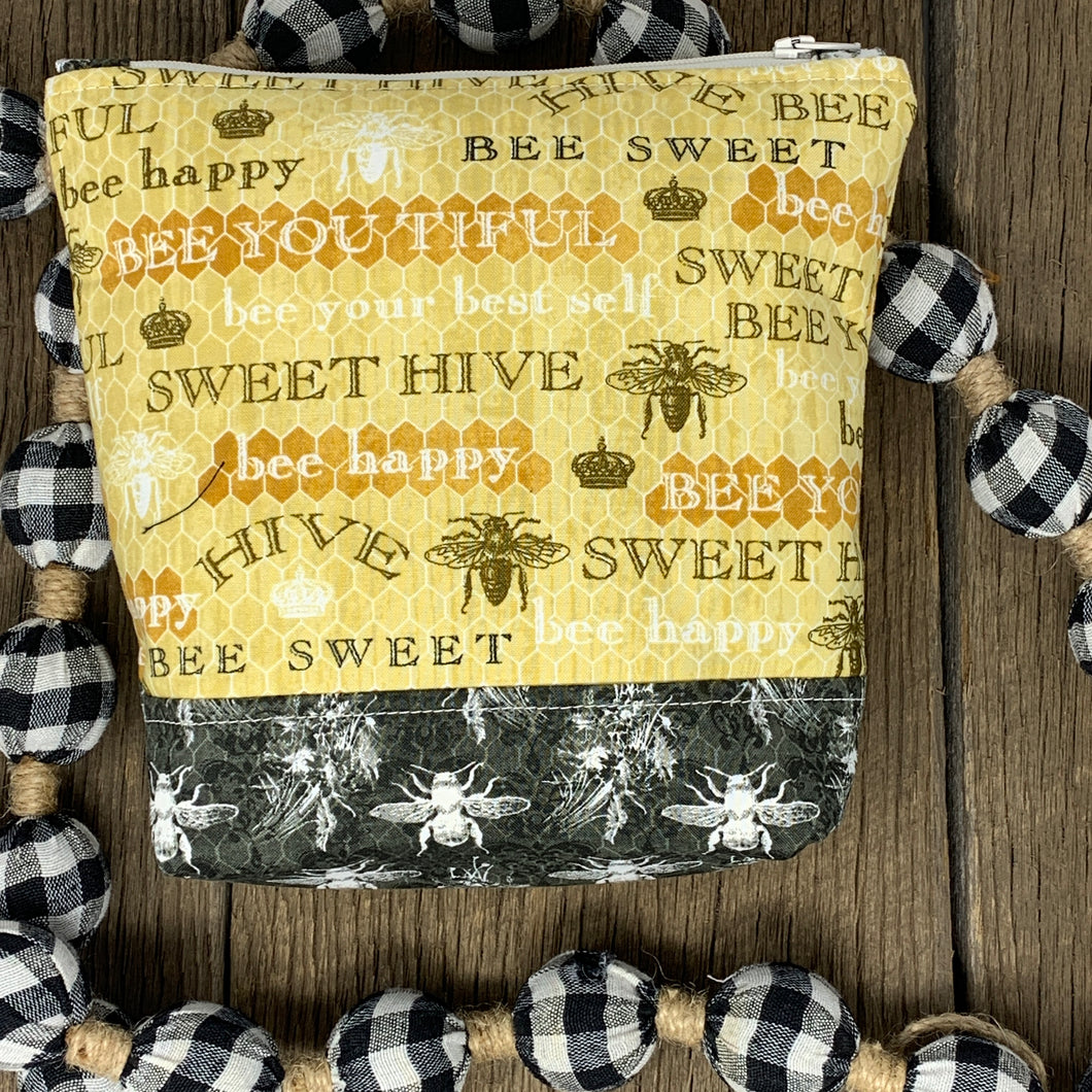 Zipper Bag - Sweet Hive, Medium