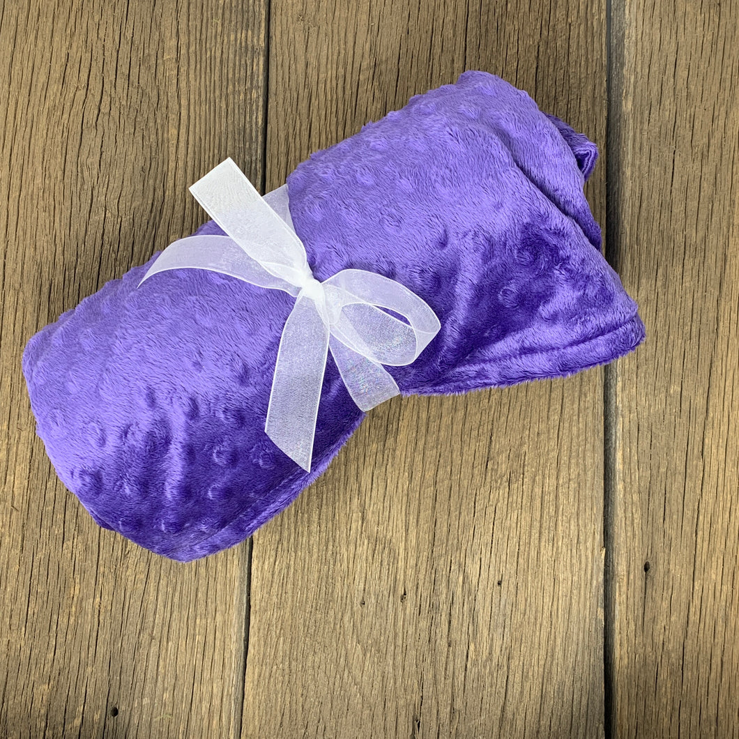 Baby Blanket - Purple Minky