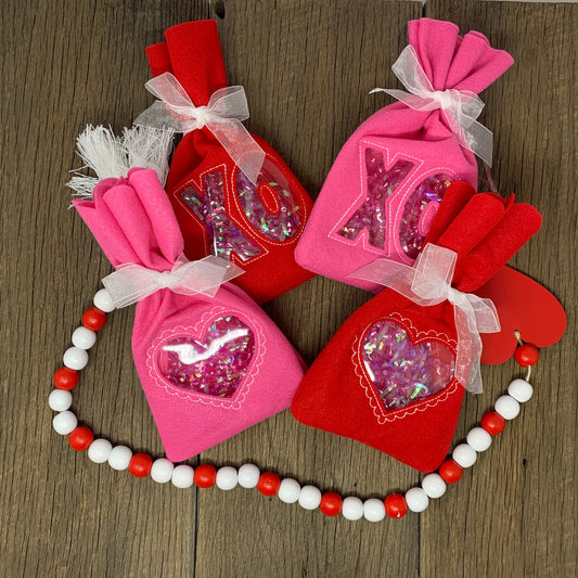 Valentine Treat Bags - Pink or Red