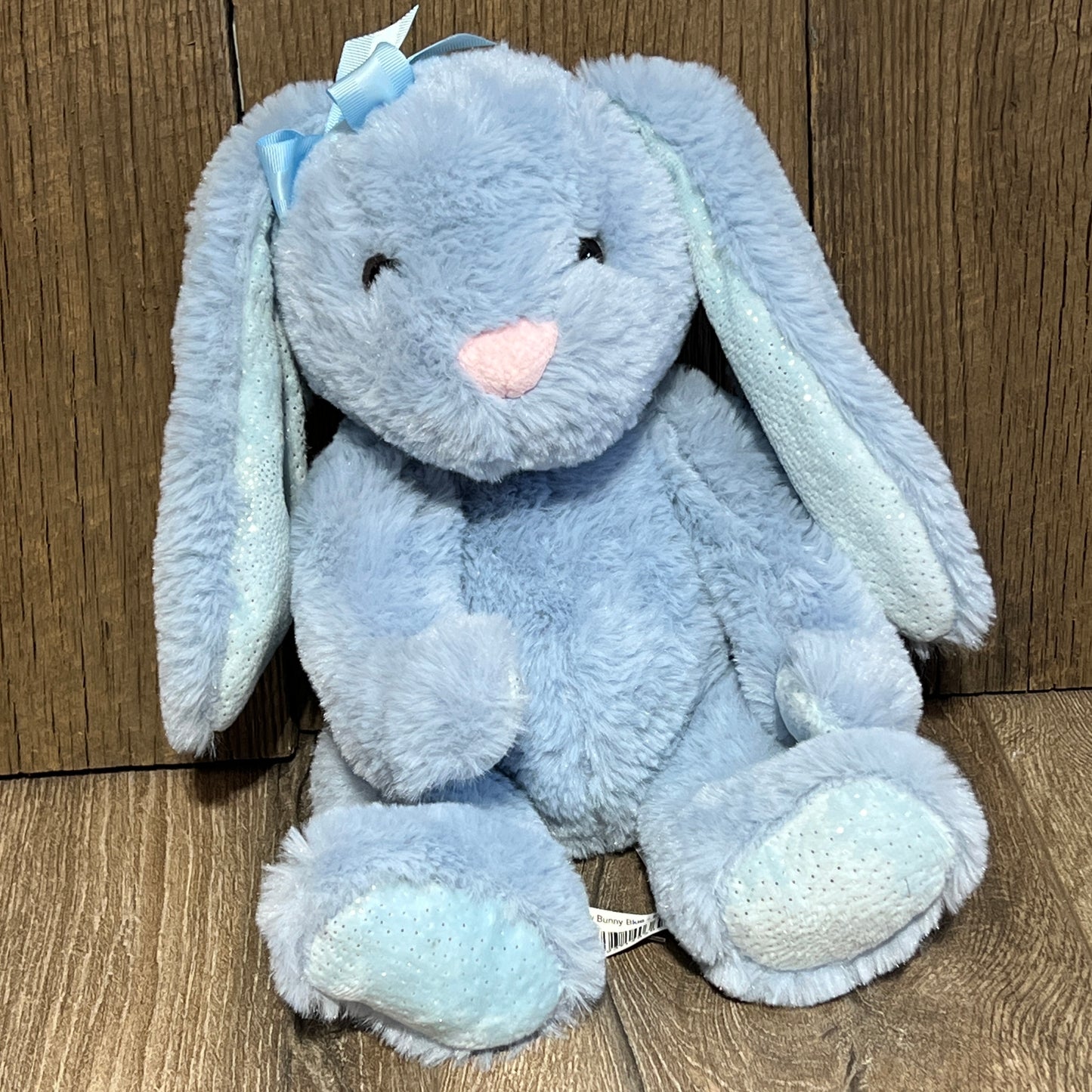 Easter Bunny Personalized - 16" Dusty Blue