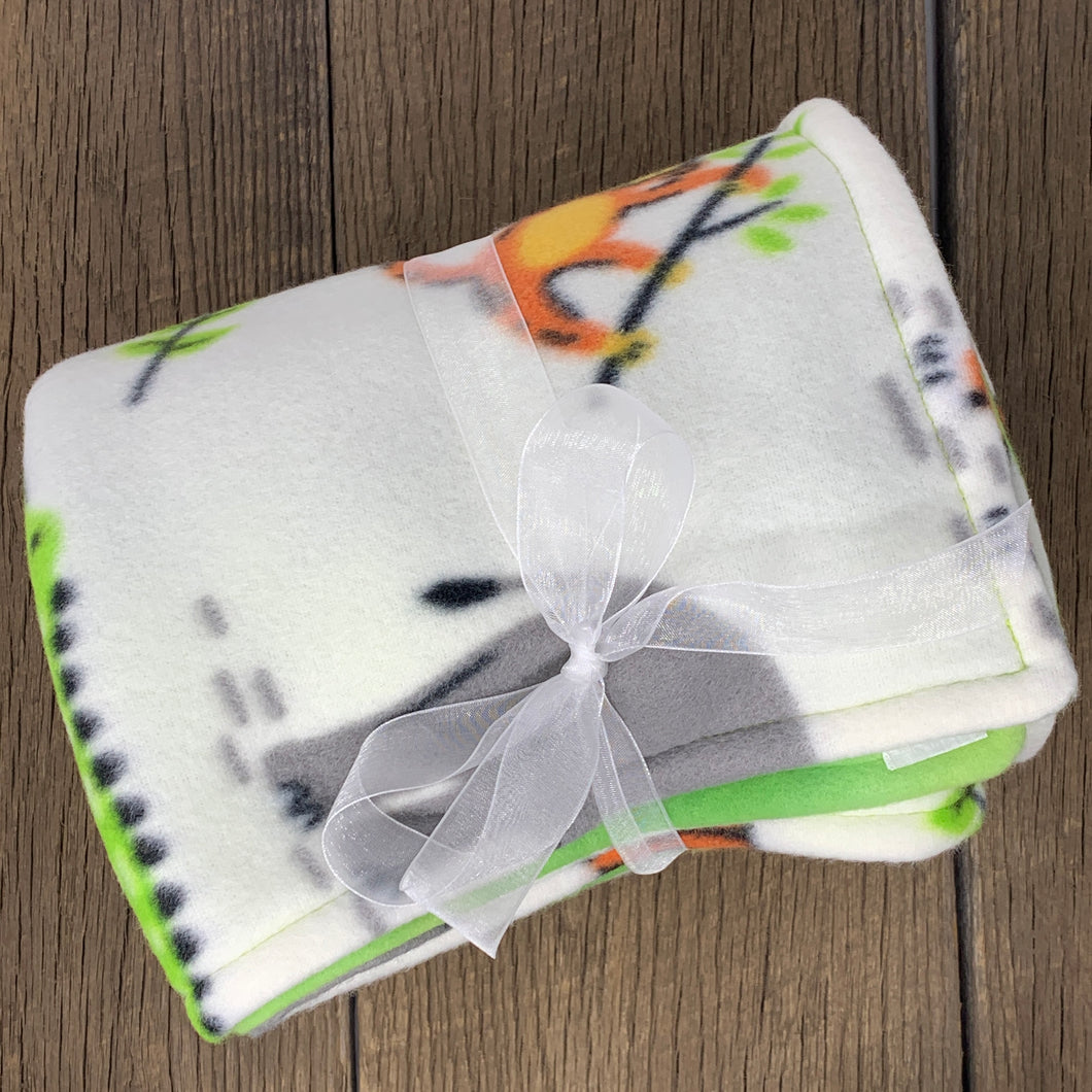 Fleece Baby Blanket - Safari