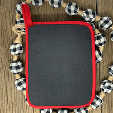 Load image into Gallery viewer, PotHolder - Bake it Red/White

