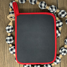 Load image into Gallery viewer, PotHolder - Bake it Red/Black
