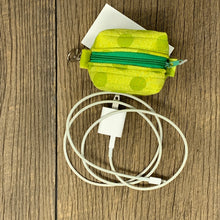 Load image into Gallery viewer, Zipper Bag - Itty Bitty Boxy Pouch, Lime
