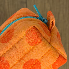 Load image into Gallery viewer, Zipper Bag - Mini Boxy Pouch, Orange
