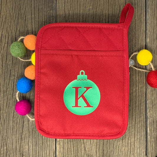 Pot Holder - Ornament Initial