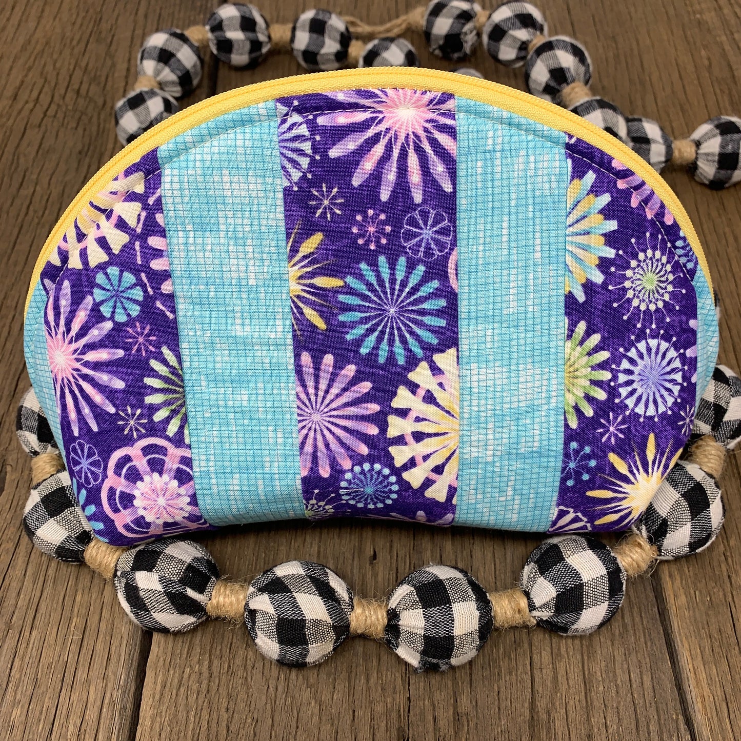 Persimmon Dumplin Pouch - Large Blue Purple