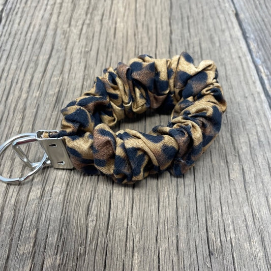 Key Fob - Expandable Wristlet, Leopard