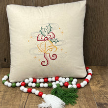 Load image into Gallery viewer, 16&quot; Pillow- Christmas Bells
