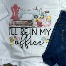 Load image into Gallery viewer, T-shirt - I&#39;ll be In My Office, White
