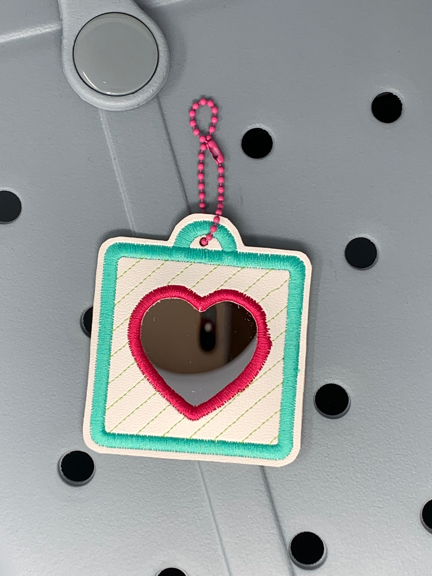 Bag Tag/Key Fob - Square Mirror