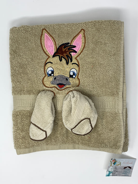 Bath Towel - Donkey