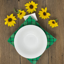 Load image into Gallery viewer, Bowl Kozie - Green Plaid
