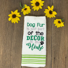 Load image into Gallery viewer, Kitchen Towel - Dog Fur Green
