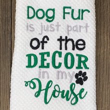 Load image into Gallery viewer, Kitchen Towel - Dog Fur Green
