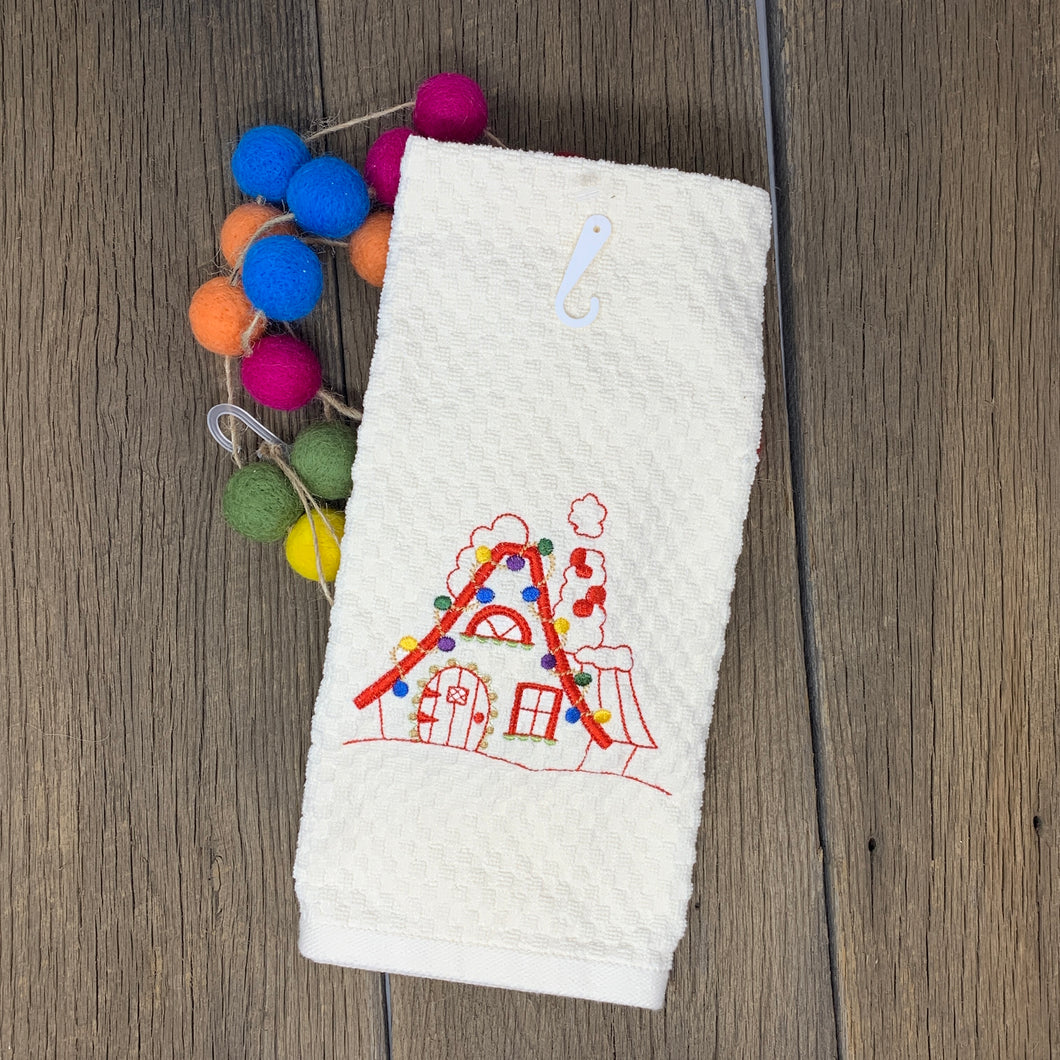 Kitchen Towel - Gingerbread House