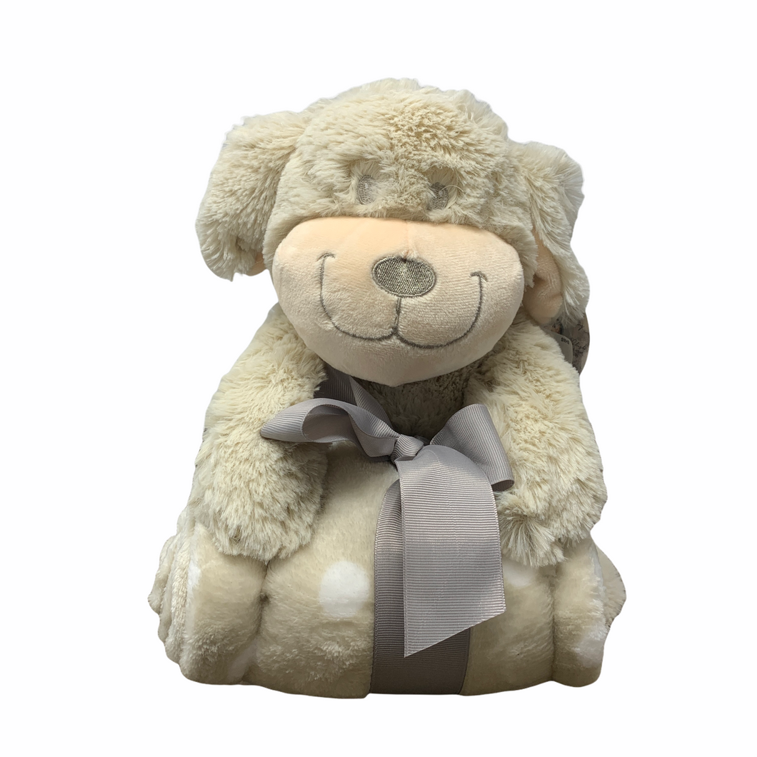 Stuffed Animal & Blanket - Puppy