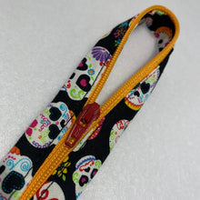 Load image into Gallery viewer, Key Fob - Sugar Skull Orange
