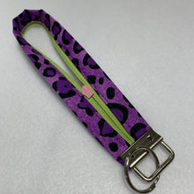 Load image into Gallery viewer, Key Fob - Purple Leopard
