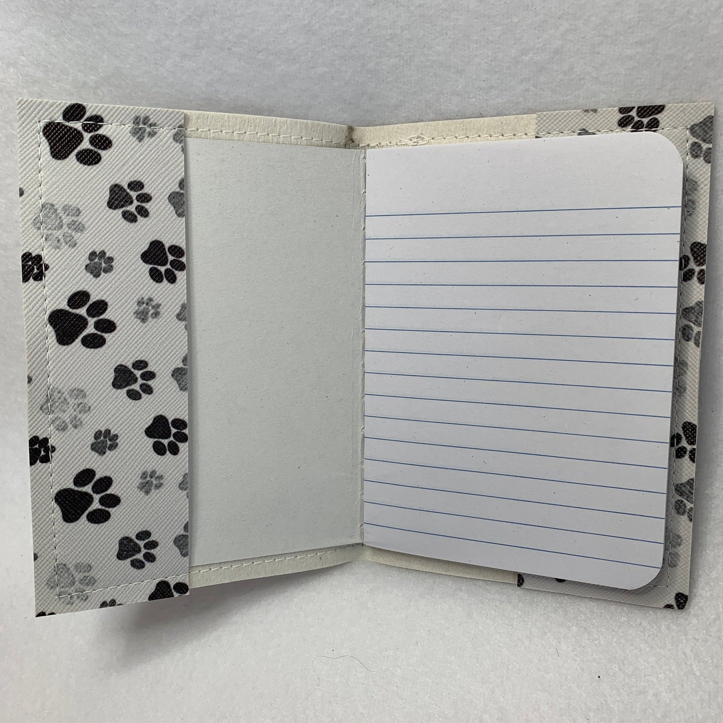 Notebook Cover - Wh Paws Red