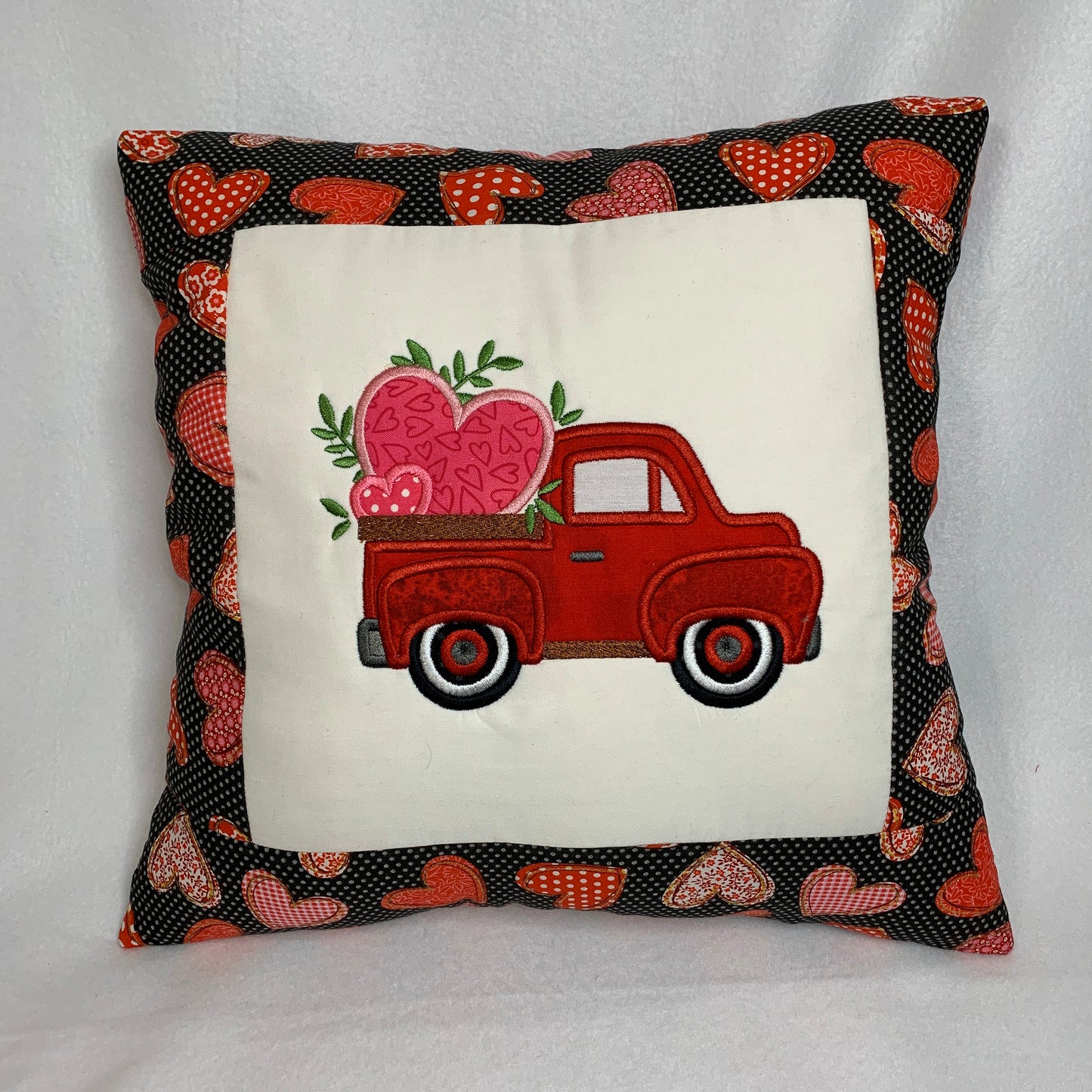 16" Pillow - Valentine Farm Truck