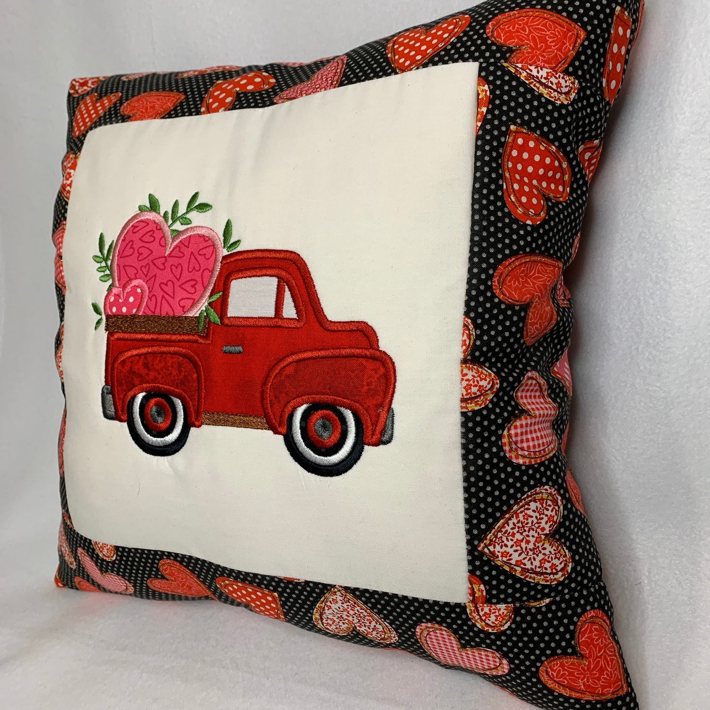 16" Pillow - Valentine Farm Truck