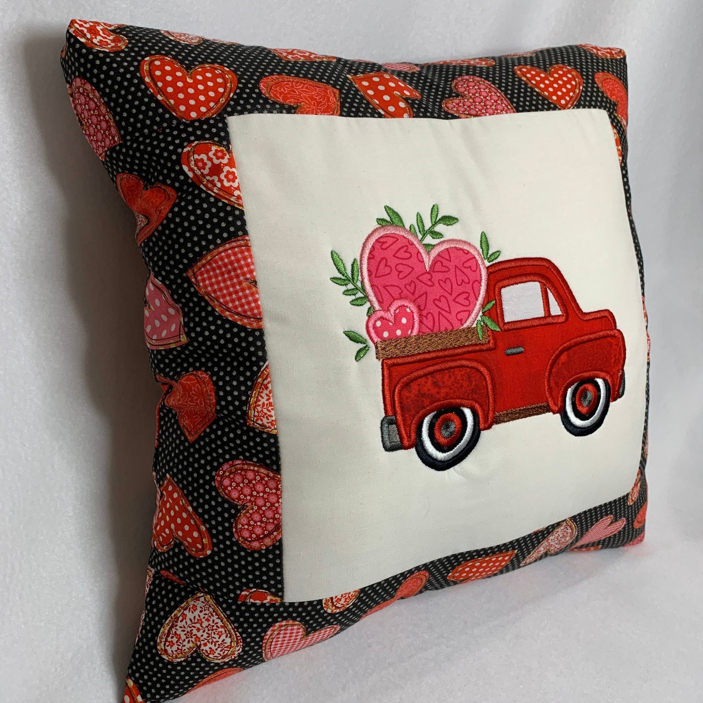 16" Pillow - Valentine Farm Truck