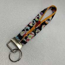 Load image into Gallery viewer, Key Fob - Sugar Skull Orange
