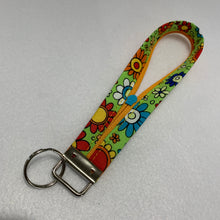 Load image into Gallery viewer, Key Fob - Green Floral
